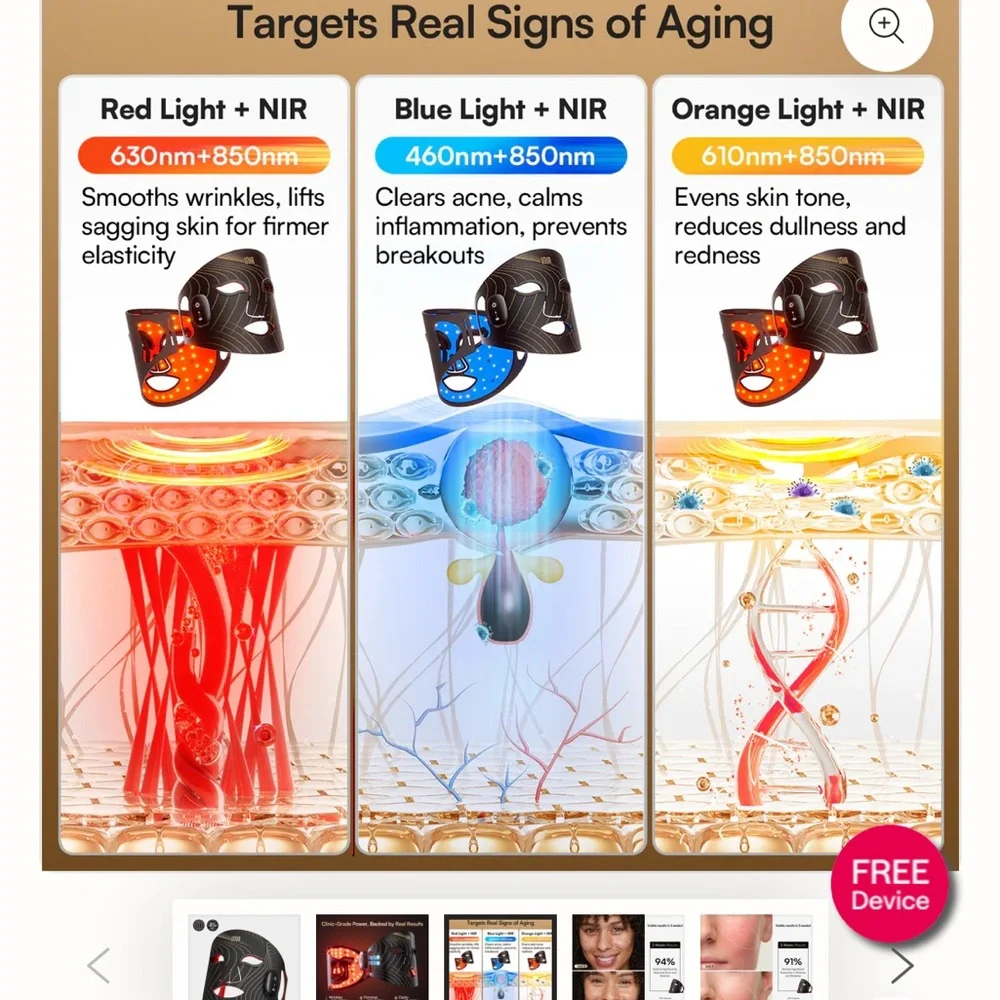Inia LED Therapy Mask - Picture 4 of 5